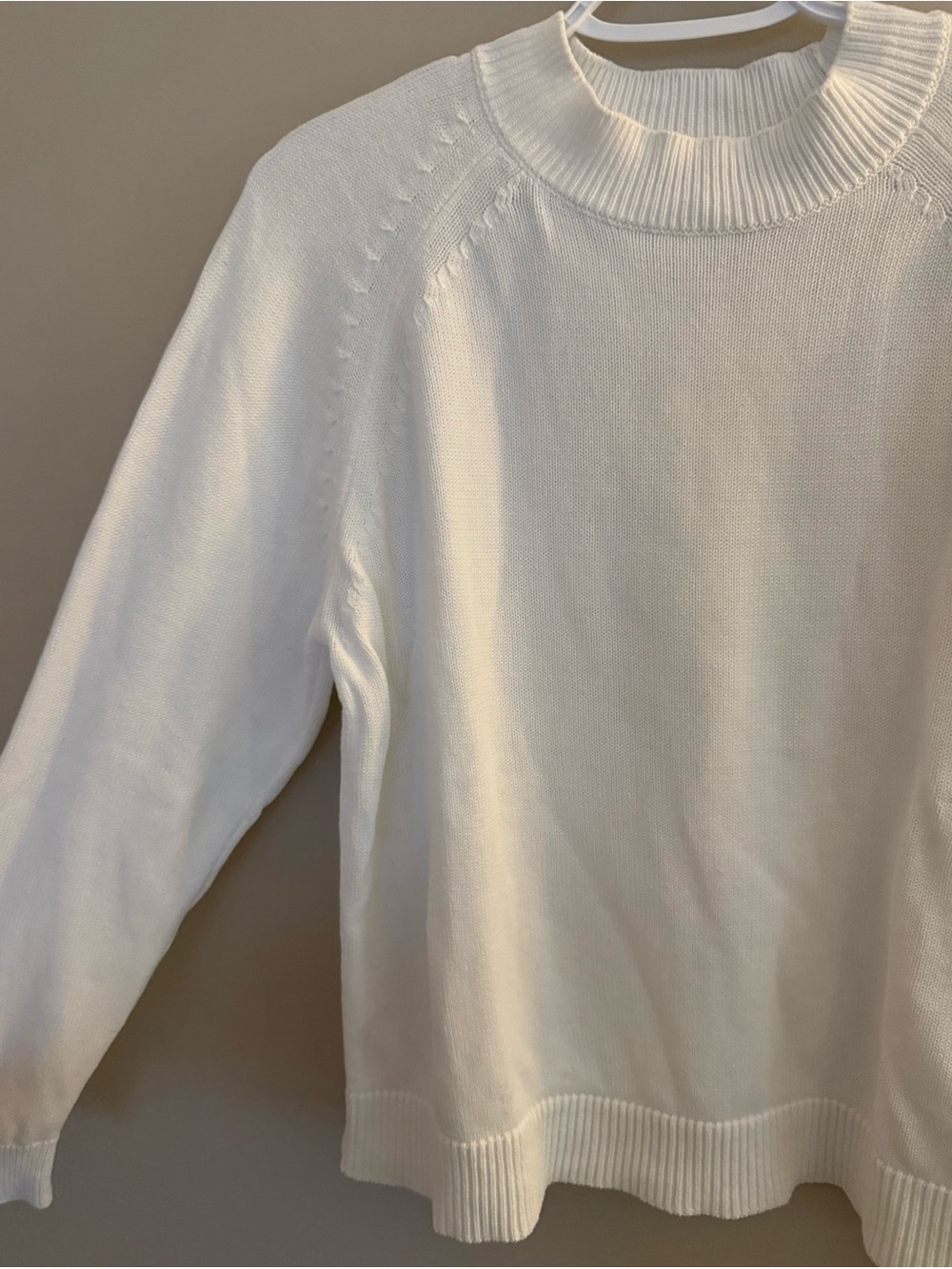 Quince 100% Organic Cotton Mock Neck Sweater - Picture 4 of 5